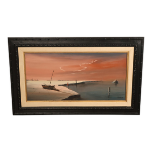 John Stancin Surrealist Oil Painting, Deserted