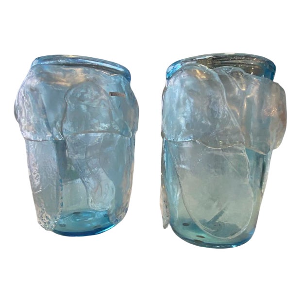 Murano Glass Vases from Costantini, 1990s, Set of 2 For Sale