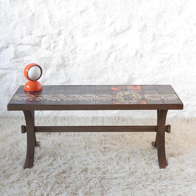 1970s French Brutalist Coffee Table, 1970s For Sale - Image 5 of 14