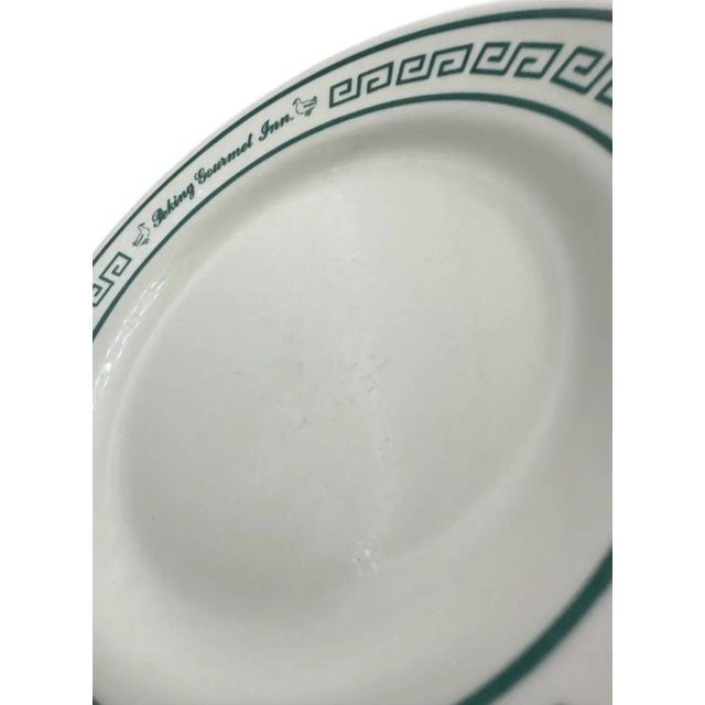 Mid-Century Modern Vintage Peking Gourmet Inn Chinese Restaurant Dinner Plate For Sale - Image 3 of 12