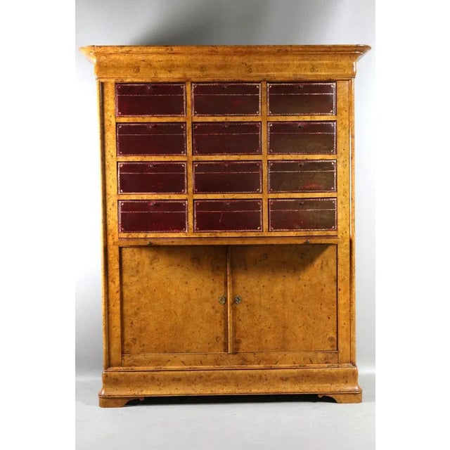 Vintage Elm Veneer Cupboard For Sale - Image 10 of 11