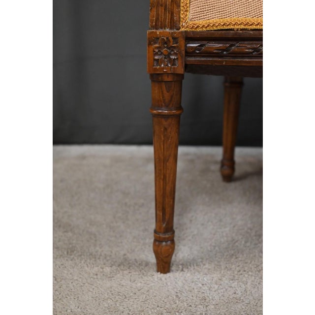 Louis XVI Stained Beechwood Sofa, 1920 For Sale - Image 10 of 18