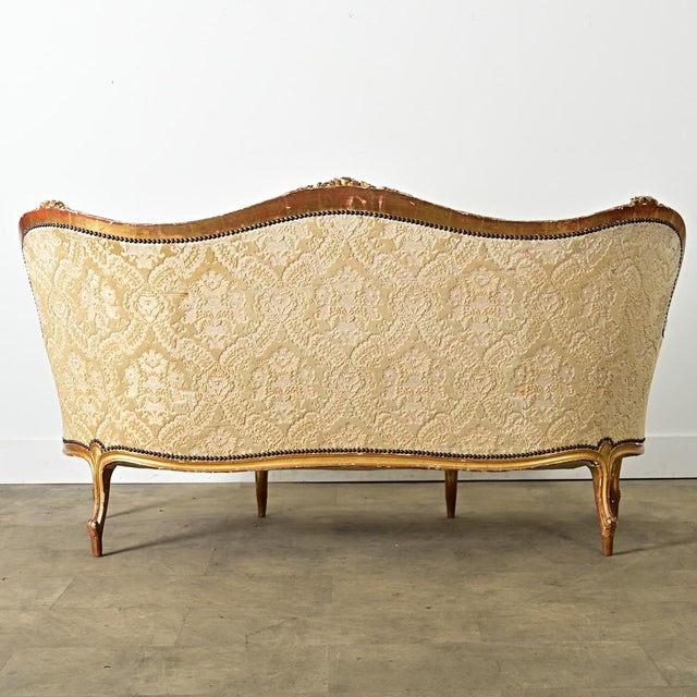 French French 18th Century Louis XV Style Parlor Set, 7 Pieces For Sale - Image 3 of 16