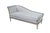 This refined 1960s Neoclassical-style Chaise lounge or Récamier or méridienne style daybed manufactured by Baker...