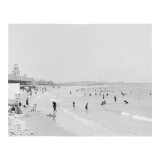 Vintage Coastal Beach Photo, 1900 – 24" X 30" For Sale