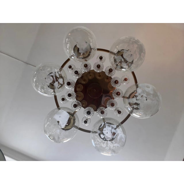 Vintage Chandelier by Kamenicky Šenov, Czechoslovakia, 1970s For Sale - Image 11 of 13