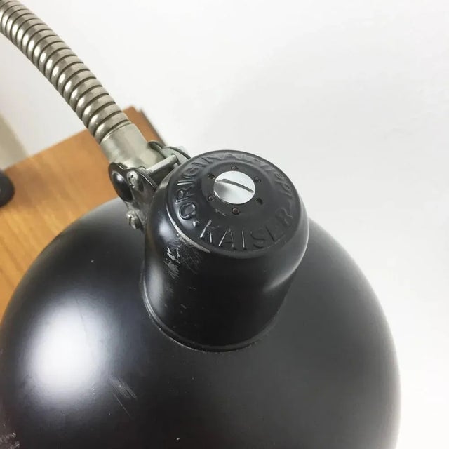 1950s Bauhaus Black Table or Desk Lamp by Christian Dell for Kaiser Idell / Kaiser Leuchten, 1950s For Sale - Image 5 of 12