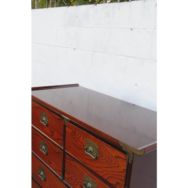 Hollywood Regency Tall Chest of Drawers 5724 For Sale - Image 9 of 12