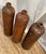 Antique Dutch Salt Glazed Stoneware Gin Bottles. Made in the 1800s - One With a Crack For Sale - Image 4 of 15
