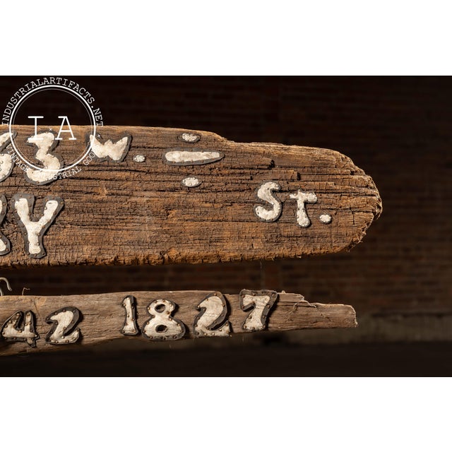 Late 20th Century New Wineskins Leather Gallery Storefront Signs For Sale - Image 4 of 5