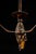 Early 20th Century Triple-Arm Japanned Copper Gooseneck Chandelier For Sale - Image 4 of 7