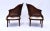 2010s Louis XVI Style Double Cane Bergere Chairs in Walnut For Sale - Image 5 of 11