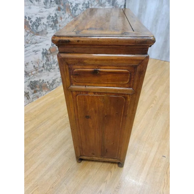 Antique Shanxi Province Elm Cabinet For Sale - Image 12 of 13