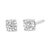 Add a shimmering touch to your wardrobe with these elegant and extravagant diamond earrings. Fashioned in the round shape,...