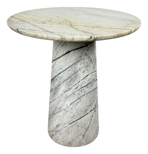 Vintage Marble Side Table, 1980s