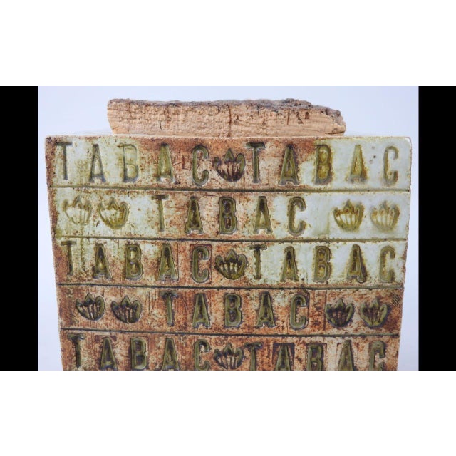 French Ceramic Tobacco Pot by Roger Capron for Vallauris, 1950s For Sale - Image 9 of 12