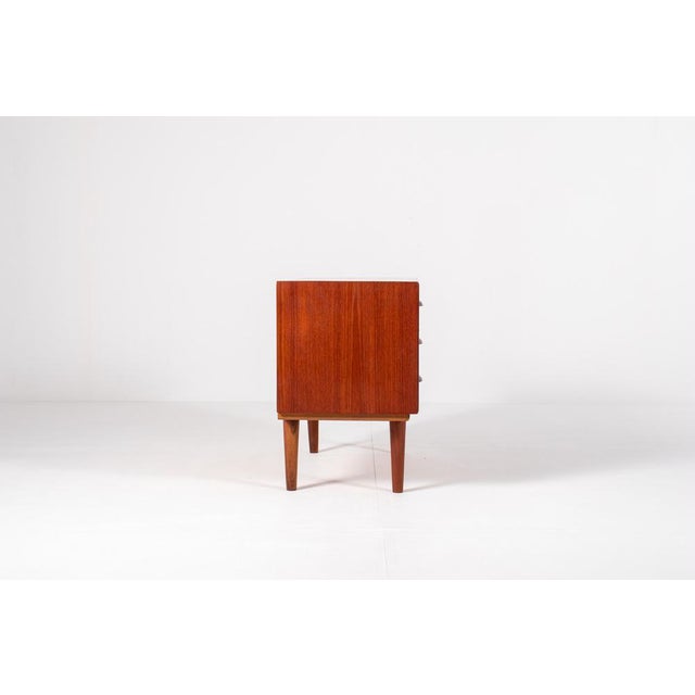 Danish Teak Sideboard with Tambour Door, 1960s For Sale - Image 6 of 13