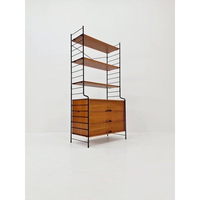 Bookcase with Cabinet in Teak from WHB Germany, 1950s For Sale - Image 6 of 11