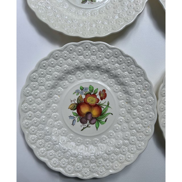 Early 20th Century Spode England "Alden" Luncheon Plates - Set of 6 For Sale In New York - Image 6 of 17