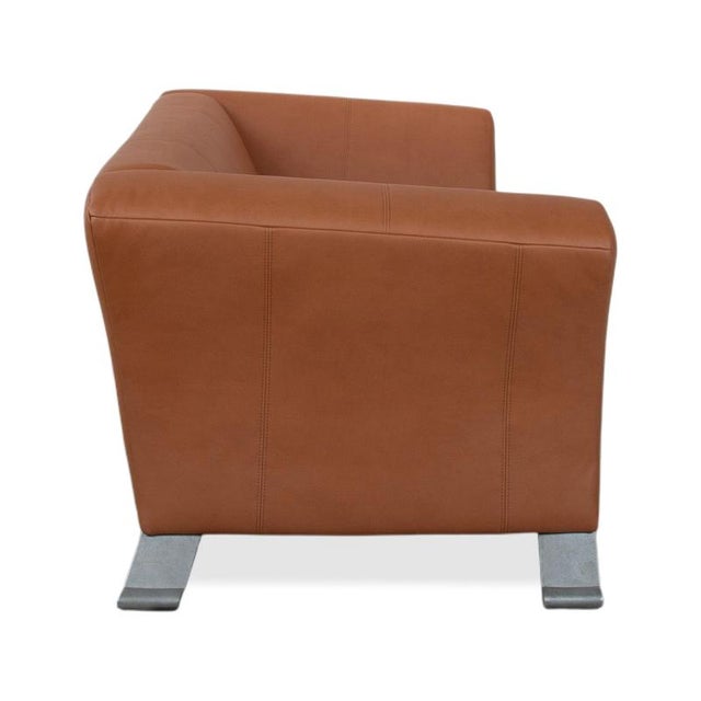 Model 322 2-Seater Sofa in Vegan Leather from Rolf Benz For Sale - Image 9 of 12
