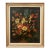 Continental Still LifSStill Life Oil Painting of a Bouquet of Flowers on Canvas by P Bouchet, Framed, 20th. Century For Sale