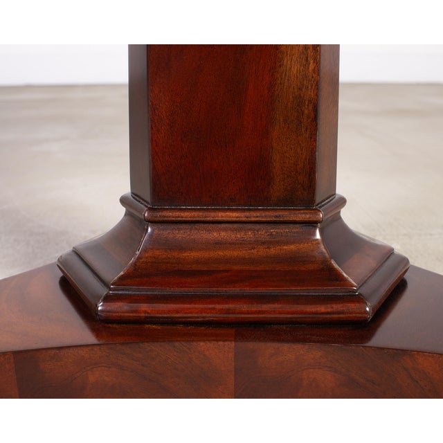 Ralph Lauren Mahogany Bryce Pedestal Center Table For Sale - Image 17 of 17