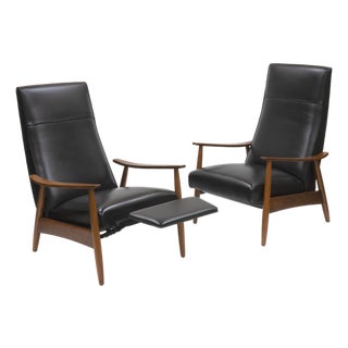 Pair of Milo Baughman "Recliner 74" Chairs for Thayer Coggin For Sale