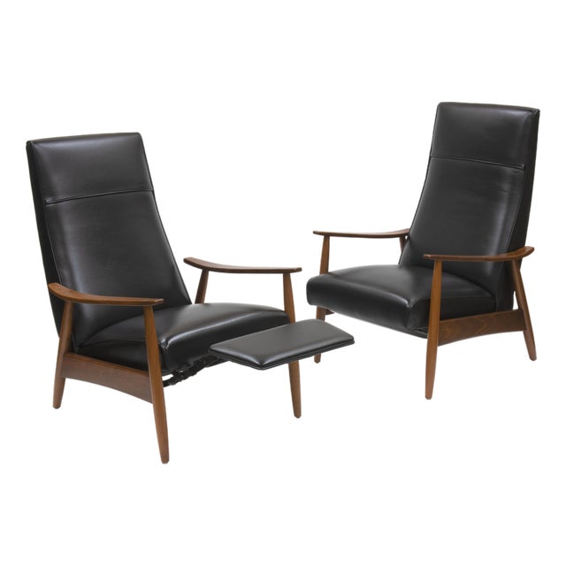 Pair of Milo Baughman "Recliner 74" Chairs for Thayer Coggin For Sale