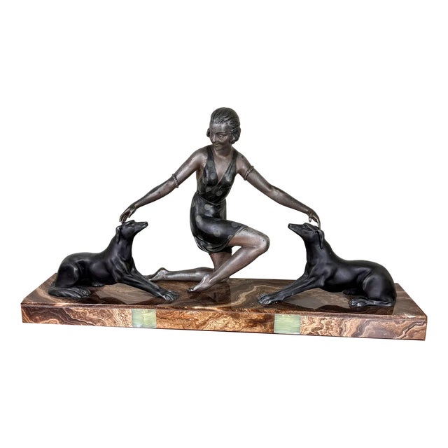 Mastiff Sculpture by G. Arisse For Sale