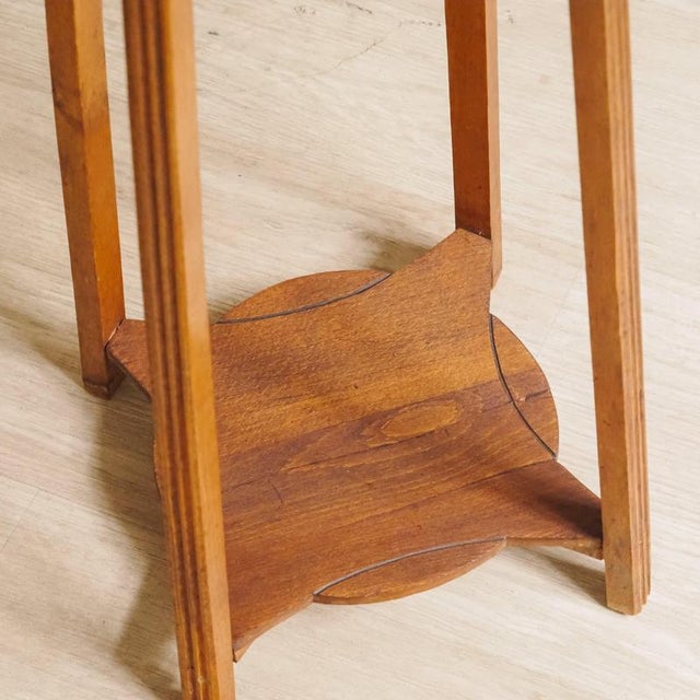 Wood Art Nouveau Flower Stand, 1890s For Sale - Image 7 of 9