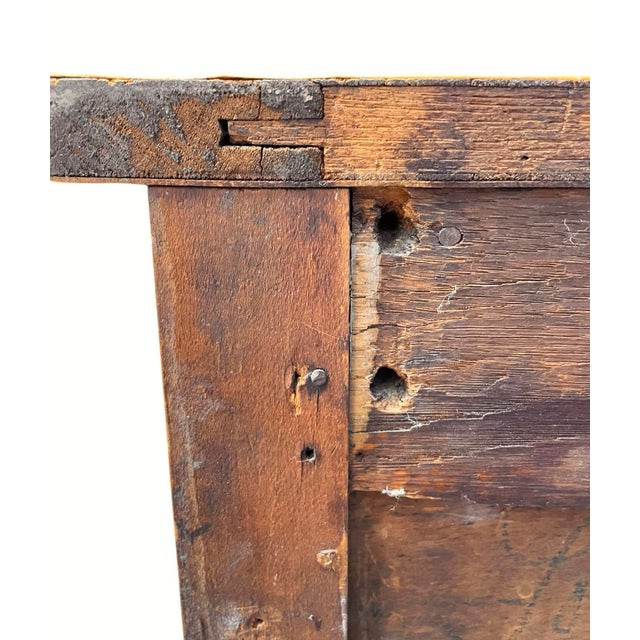 Coffee 19th Century Antique Dresser For Sale - Image 8 of 12