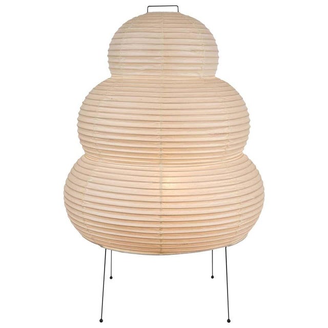 Akari Model 24n Light Sculpture by Isamu Noguchi For Sale - Image 12 of 12