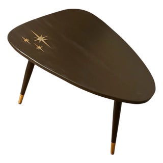 Triangle Table/Guitar Pick End Table - Custom Crafted in Oregon, Maker Unknown For Sale