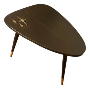 Triangle Table/Guitar Pick End Table - Custom Crafted in Oregon, Maker Unknown