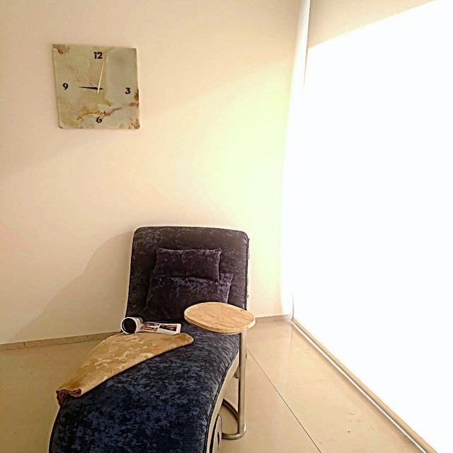 Green Onyx Wall Clock by Forzini For Sale - Image 4 of 9