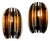 Vintage Wall Lights in Acrylic, 1980s, Set of 2 For Sale