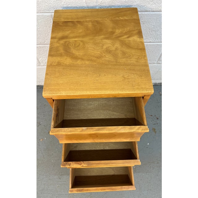 Mid-Century Nightstand in Birch by Morris of California For Sale - Image 11 of 16