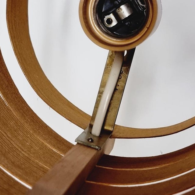 Brown Large Pine Wall Light by Hans Agne Jakobsson, 1960s For Sale - Image 8 of 14