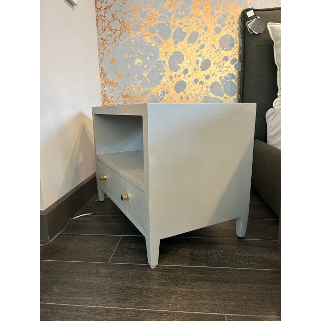 Contemporary Made Goods Jarin Low Nightstand For Sale - Image 3 of 6