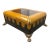 Maitland-Smith Leather Clad Storage Coffee Table, Vintage For Sale