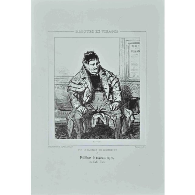 Les Invalides du Sentiment is a lithograph on ivory-colored paper, realized by the French draftsman Paul Gavarni (alias...