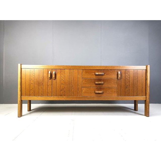 Vintage Oak Sideboard, 1960s For Sale - Image 10 of 10