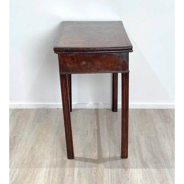 Brown 18th Century English Mahogany Game Table For Sale - Image 8 of 10