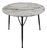 Mid-Century Modern Italian Marble and Metal Round Coffee Table, 1960s For Sale