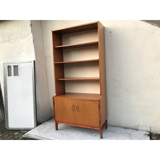 Bookshelf-Librarian with Veneer from Olsztyn Furniture Factory, 1970s For Sale - Image 4 of 18