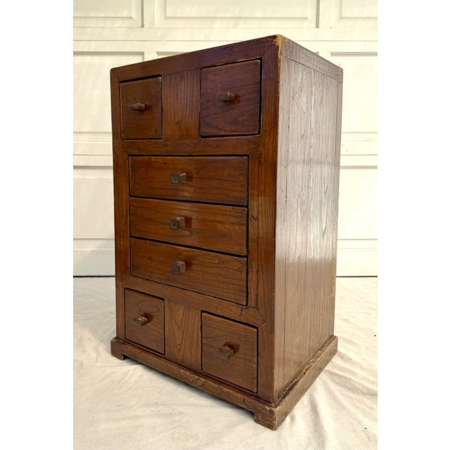 Asian Chinese Herbal Apothecary Cabinet Chest For Sale - Image 10 of 12