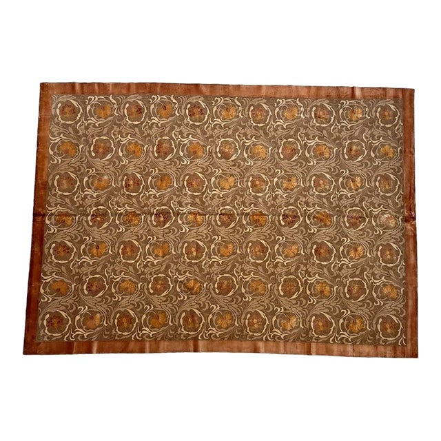 Silk and Wool Modern Nepalese Rug , 9'10" X 13'10" For Sale
