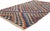 54055 Zeki Muren Vintage Turkish Sivas Rug, 03'08 x 05'10. The Chromatic Matrix: A Vintage Zeki Müren Sivas Masterpiece of...