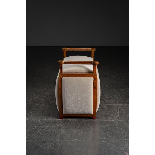 Vintage Art Deco Stool, 1930s For Sale - Image 10 of 16