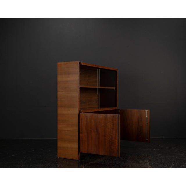 Brown Sideboard in Walnut by Bruno Paul for VEB Deutsche Werkstätten Hellerau, 1935 For Sale - Image 8 of 18